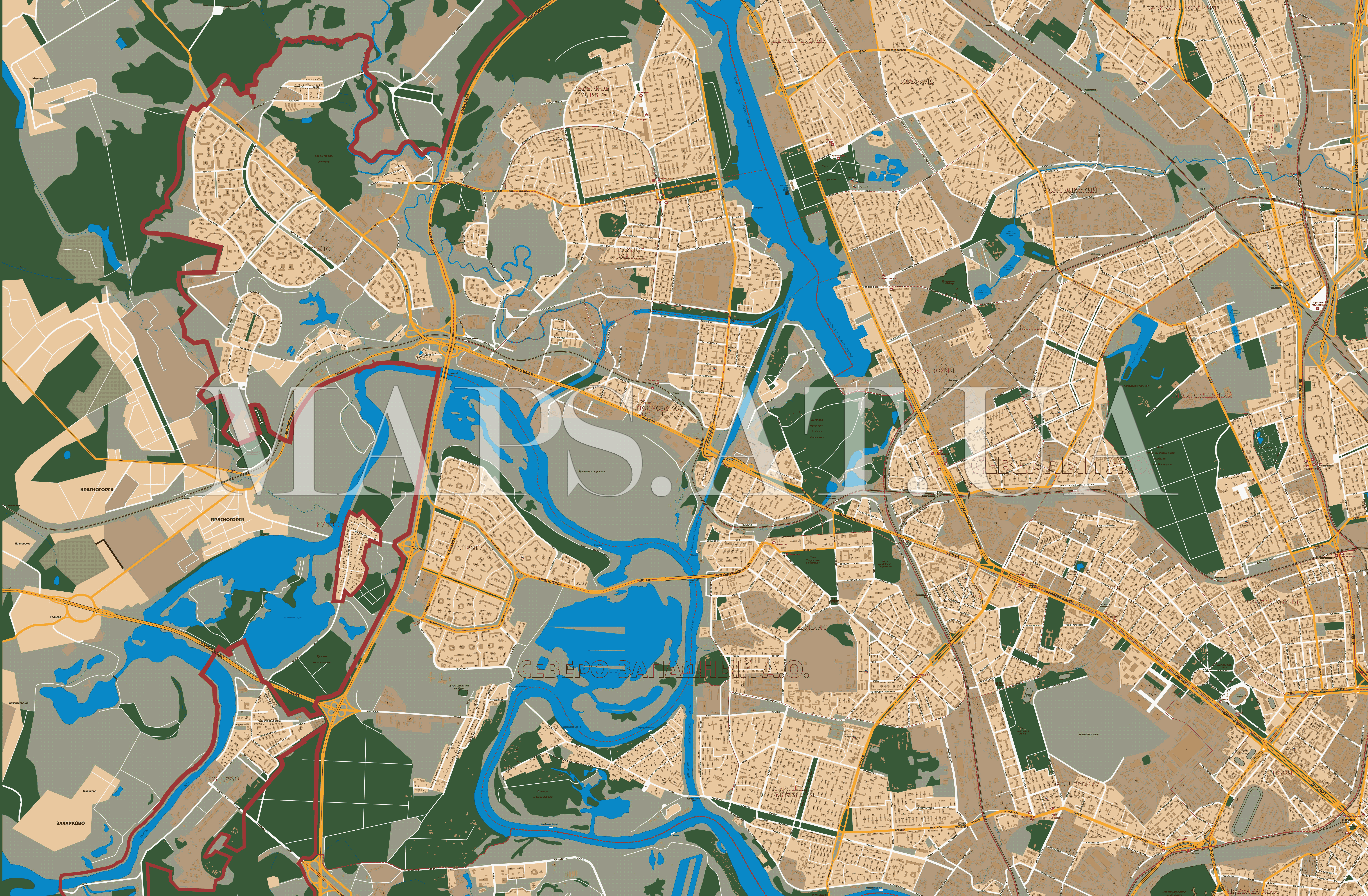 Карта Москвы (Часть 3-ая)