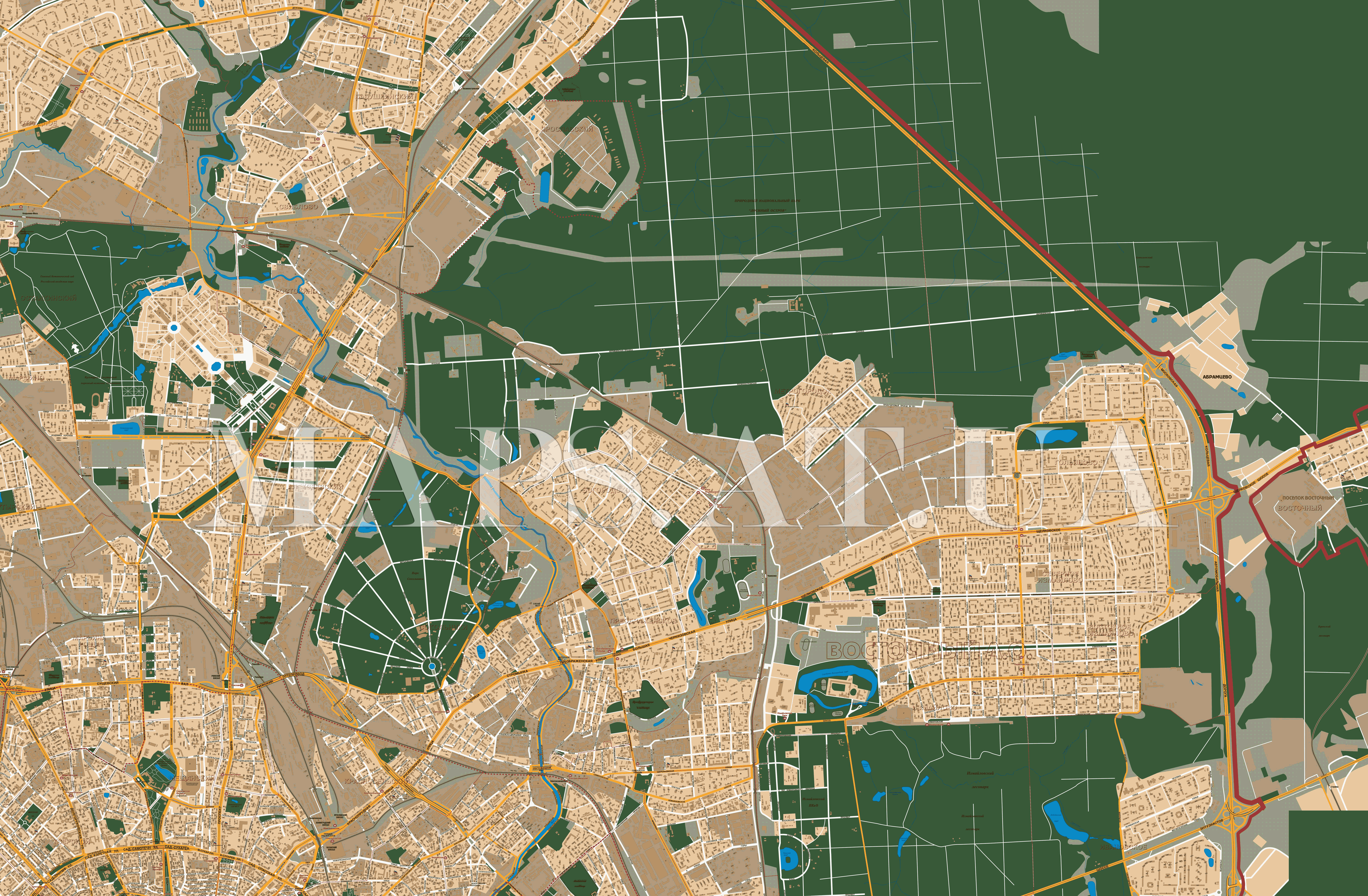 Карта Москвы (Часть 4-ая)