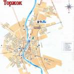 Карта Торжока (Тверская область)