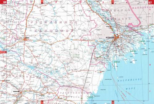 Республика Калмыкия, Астраханская область "Галерея: Карты"