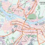 Карта города Кемерово