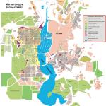 Карта города Магнитогорск