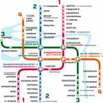 Карта метрополитена г. Санкт-Петербург
