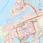 Карта города Северодвинск