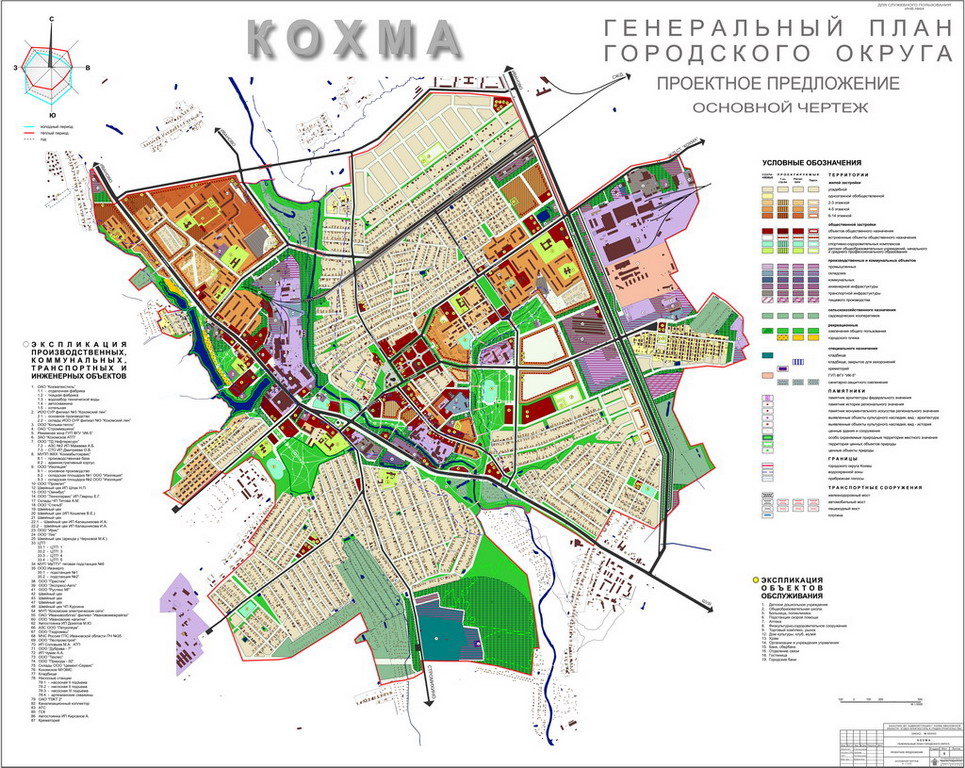 Карта города Кохма
