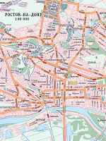 Карта города Ростов-на-дону